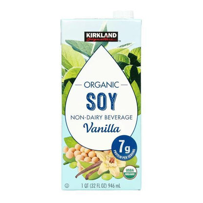 カークランドシグネチャー 有機豆乳 バニラ味 946ml x 12パック　オーガニック　有機
