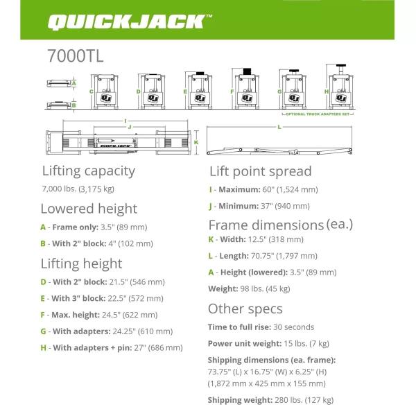 クイックジャッキ 7000TL Quick Jack