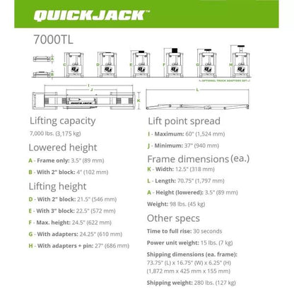 クイックジャッキ 7000TL Quick Jack