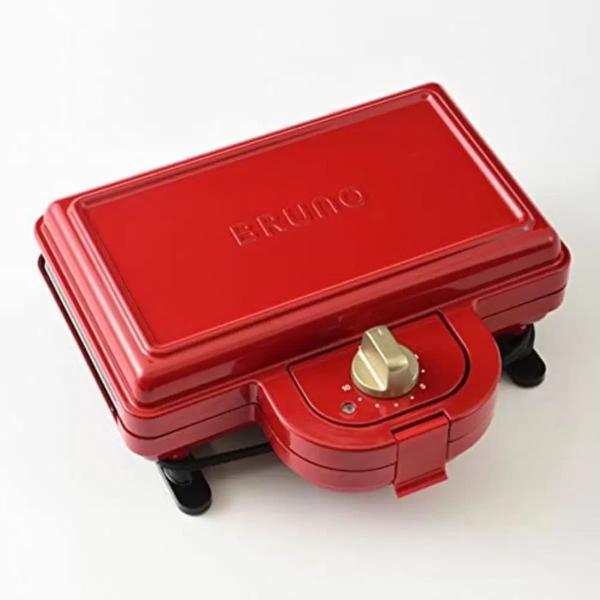 ブルーノ ホットサンドメーカー ダブル BOE044-RD レッド　BRUNO Hot Sand Maker Double Red