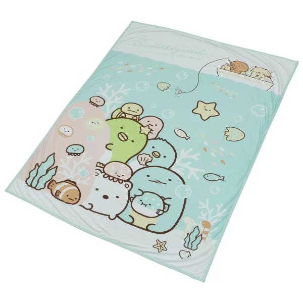 キャラクター クーリング ブランケット 140cm x 200cm すみっコぐらし うみ