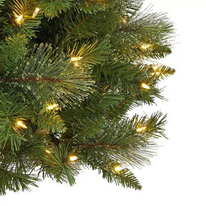 クリスマスツリー ブルーベニントン クリスマスツリー 高さ228センチ　LEDライト350球