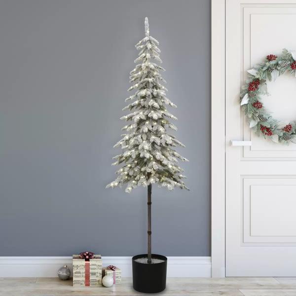 LEDライト付き ノルディックツリー 高さ182センチ　クリスマスツリー