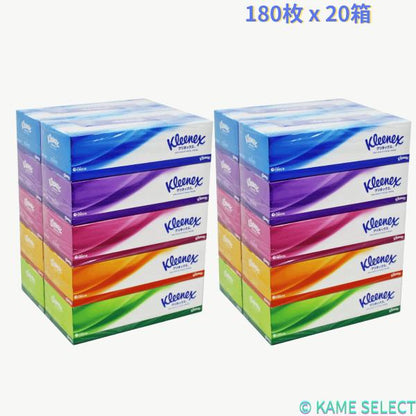 クリネックスティッシュー 180枚 x 20箱