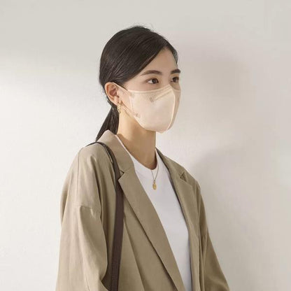 アイリスオーヤマ デイリーフィット マスク 立体 シルクベージュ レギュラーサイズ 100枚 IRIS OHYAMA