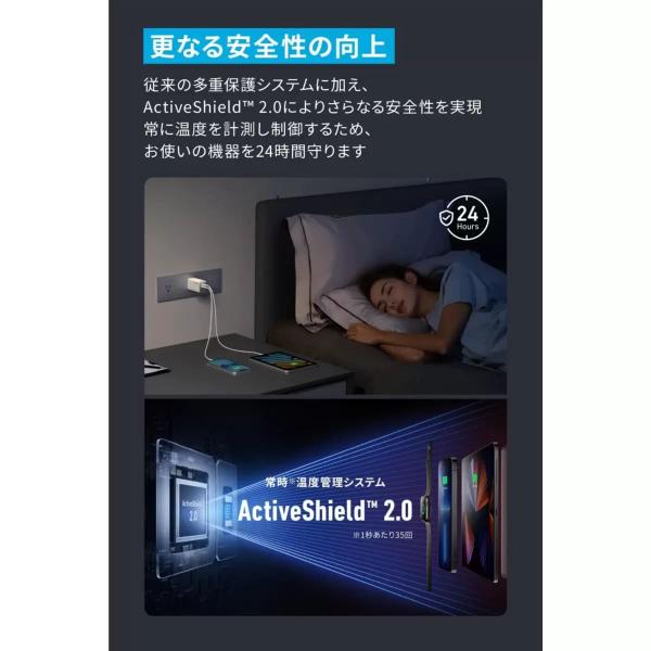 Anker 735 Charger (GaNPrime 65W) 急速充電器 GaNPrime 65W 3ポート ゴールド　A2668NB1