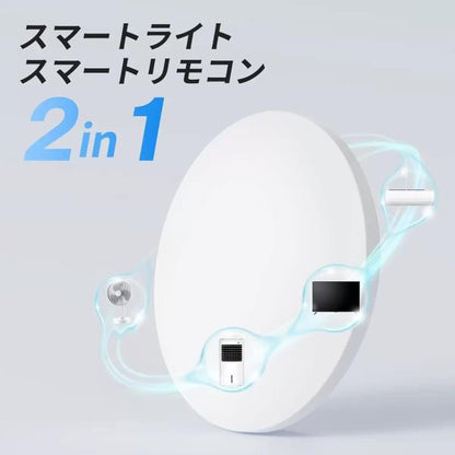 スイッチボットハブ機能付き　無段階調光調色 シーリングライトプロ８畳 W2612220