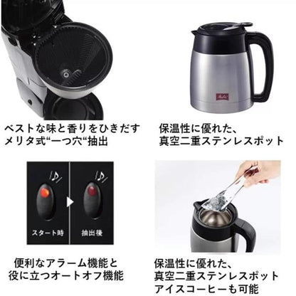 メリタ フィルターコーヒーメーカー ノア SKT54-1-B