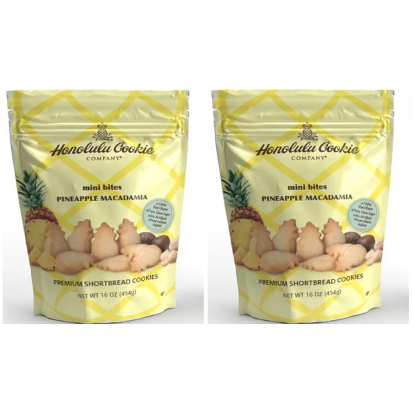 【2袋セット】ホノルルクッキー パイナップルマカデミア 454g ×2袋