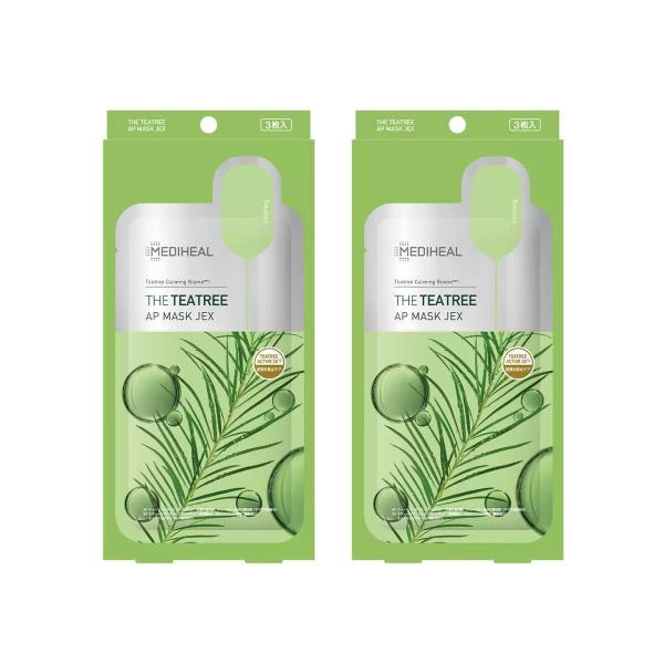 MEDIHEAL (メディヒール) アンプルマスクJEX 3枚入 x 2個 ティーツリー