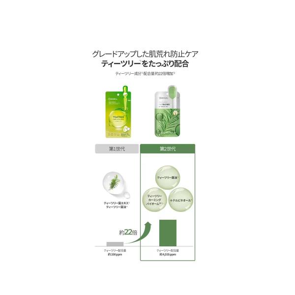 MEDIHEAL (メディヒール) アンプルマスクJEX 3枚入 x 2個 ティーツリー