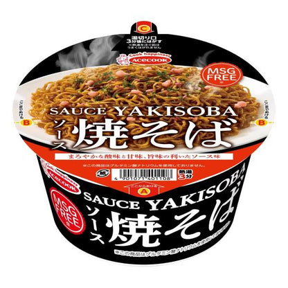 エースコック ソース焼きそば 1箱12食入り MSG FREE