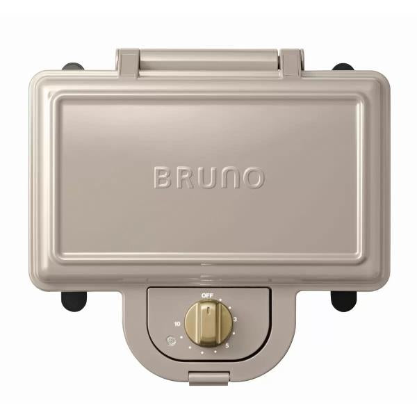 ブルーノ ホットサンドメーカー ダブル グレージュ BOE044-COGRG BRUNO