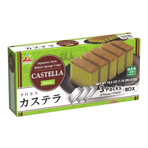 井村屋カステラ 3袋入　抹茶カステラ3袋入　抹茶どら焼き 18個