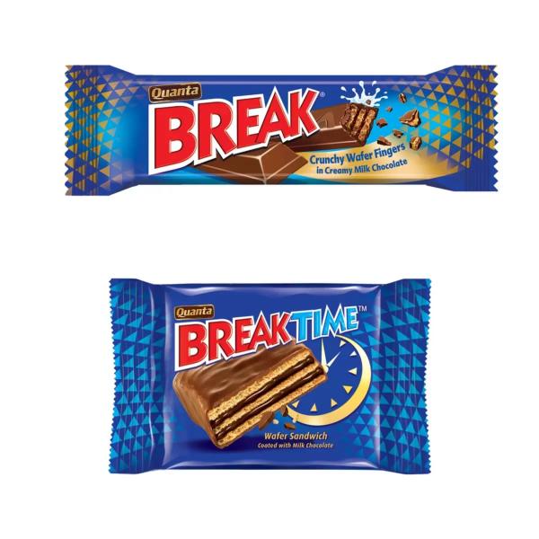 クァンタ ブレーク シェアリング ミックス 51個 778g ウエハース スナックチョコ