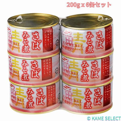 マルハニチロ さばみそ煮 200g x 6缶セット