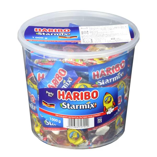 ハリボー スターミックス ドラム 1000g　グミ　HARIBO
