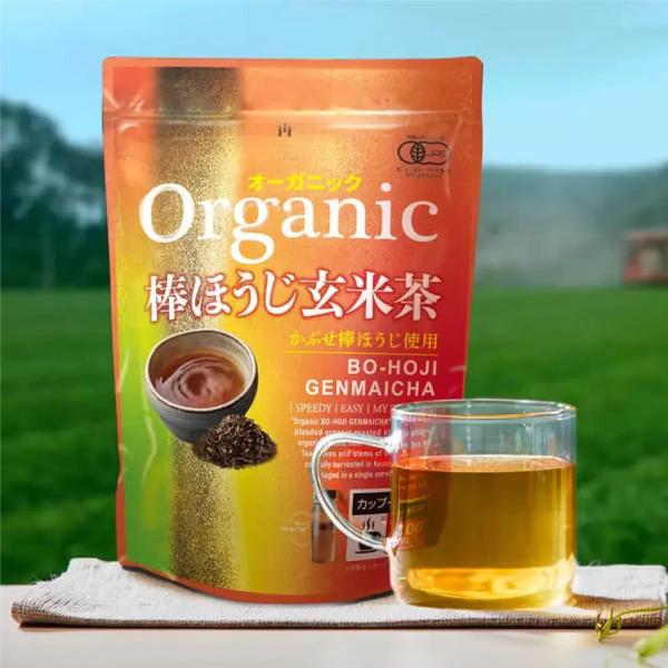 有機棒ほうじ玄米茶100包 ほうじ玄米茶 ティーバッグ 日本茶 有機茶 お茶 大容量