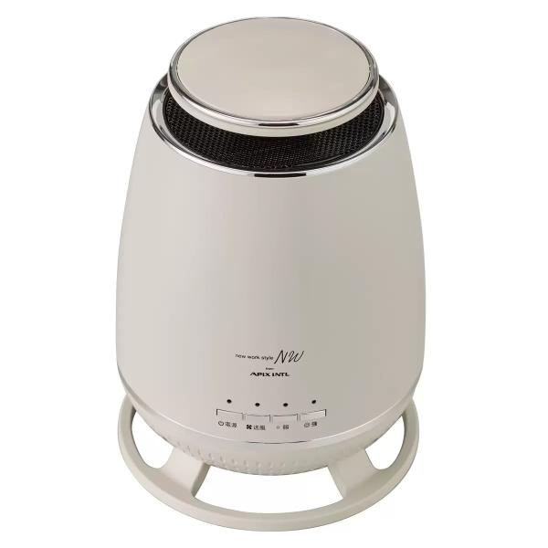 アピックスインターナショナル 360°セラミックヒーター APH-362 グレージュ