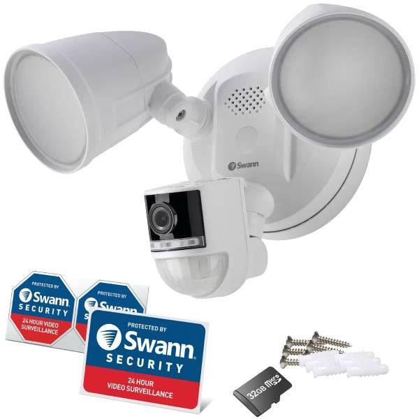 スワン Wifiフロードライト４Ｋカメラ SWIFI-4KFLOCAM-JP 4K SWANN