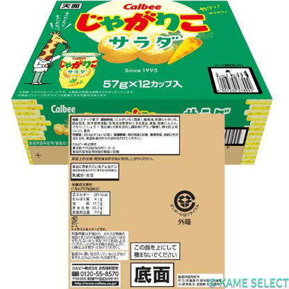 カルビー じゃがりこ サラダ味 57g × 12個