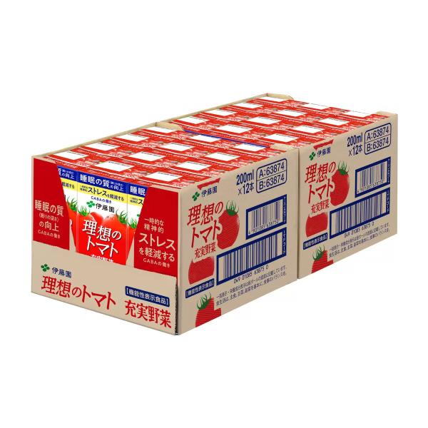 伊藤園 理想のトマト 200ml x 24本