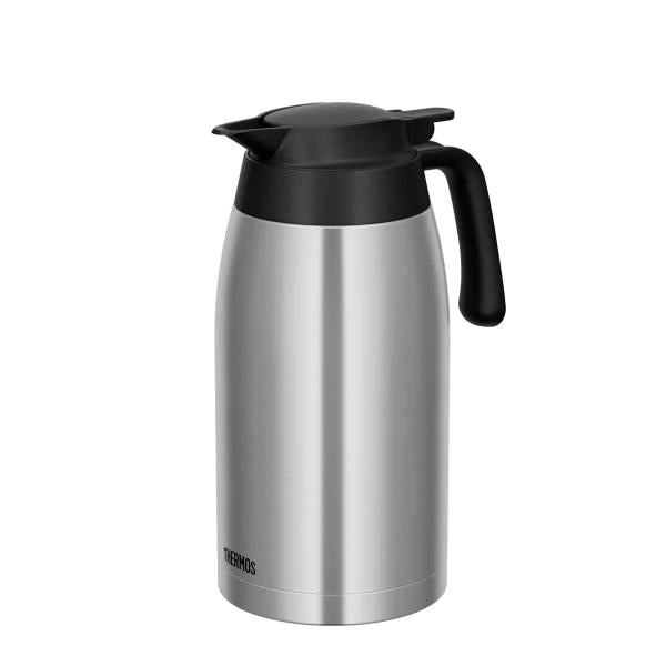 サーモス ステンレス ハンドポット 2L ステンレスブラック Thermos