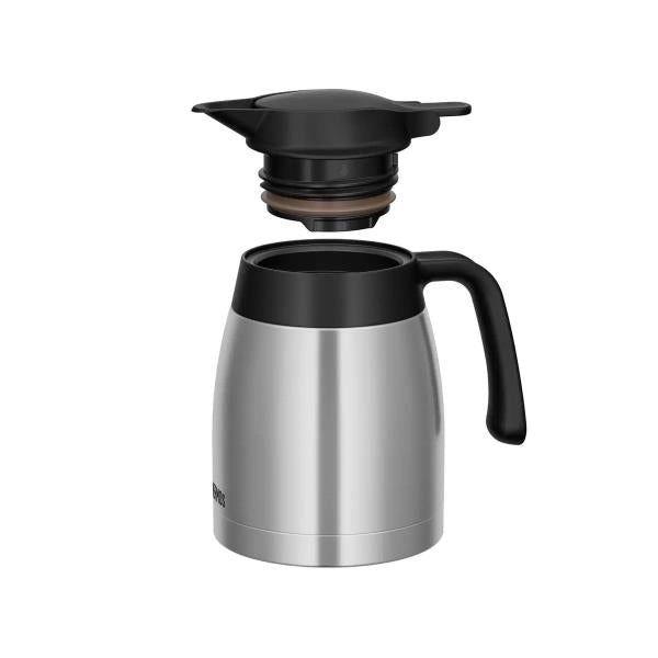 サーモス ステンレス ハンドポット 1L ステンレスブラック Thermos