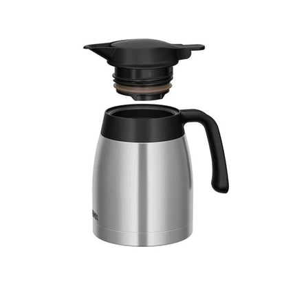 サーモス ステンレス ハンドポット 1L ステンレスブラック Thermos