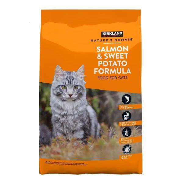 キャットフード サーモン＆ポテト 成猫・子猫用 8kg カークランドシグネチャー