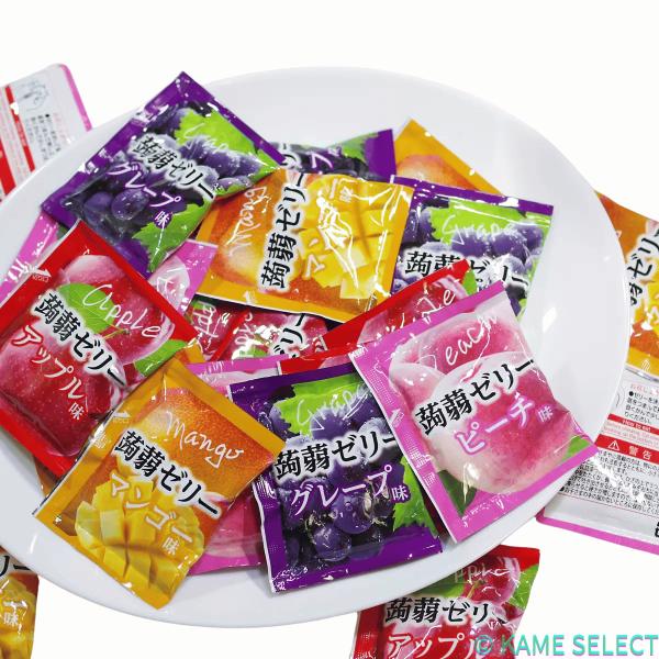 4種のフルーツ こんにゃくゼリー 80個入り