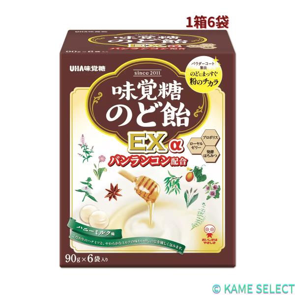 UHA 味覚糖のど飴EXα 90g x 6
