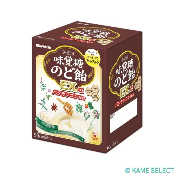 UHA 味覚糖のど飴EXα 90g x 6