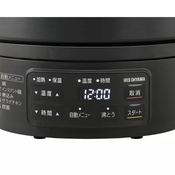 アイリスオーヤマ クッキングケトル ICK-M1200-B　IRIS OHYAMA