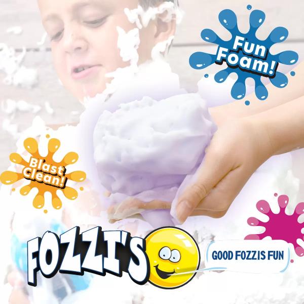 Fozzi's とびだすフォーミング ボディソープ イエロー/パープル/オレンジ 3本セット