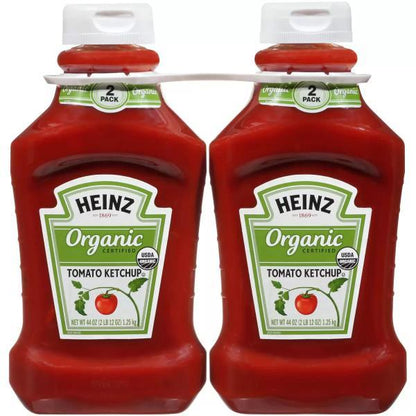 HEINZ ハインツ オーガニックケチャップ 1.25kg x 2本　オーガニック　有機　大容量