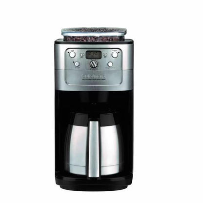 クイジナート 12Cup コーヒーメーカー 全自動 電動ミル 24時間タイマー付 保温 ステンレス ミル 濃度三段階調整