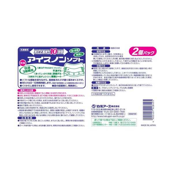 【2箱セット】アイスノンソフト 2個パック×2箱