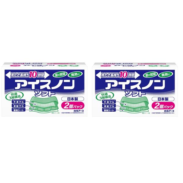 【2箱セット】アイスノンソフト 2個パック×2箱