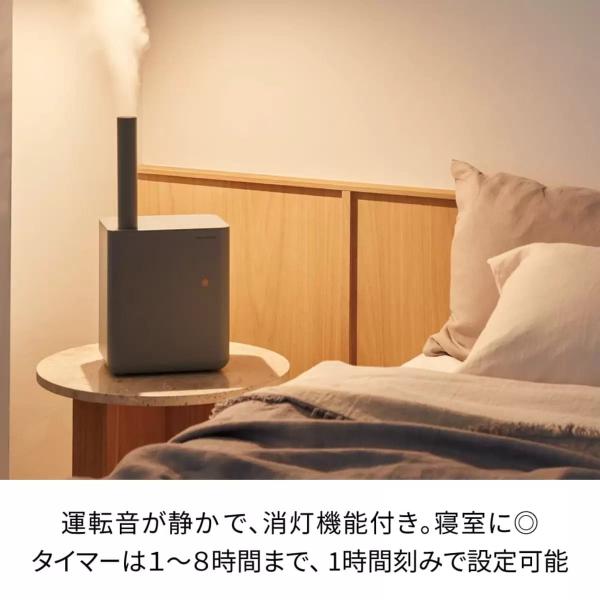 レコルト UVハイブリッド式加湿器 グレー RHF-1(GY)