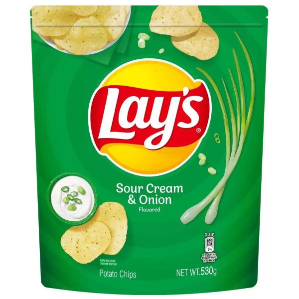 Lay's サワークリーム＆オニオン味　2袋
