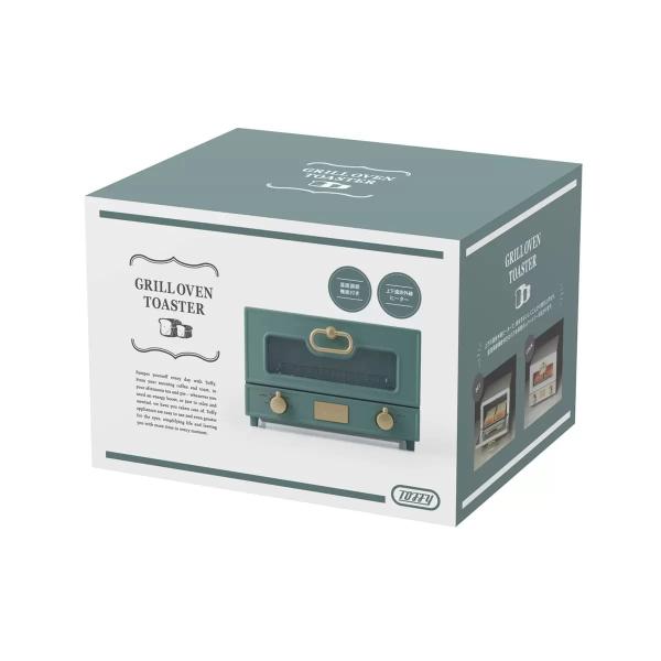 TOFFY グリルオーブントースター K-TS2 スレートグリーン