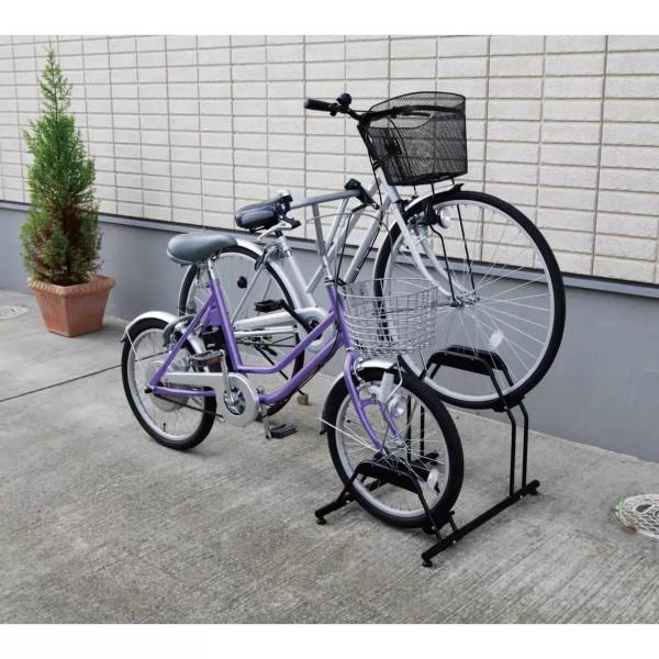 アイリスオーヤマ 自転車スタンド 2台用
