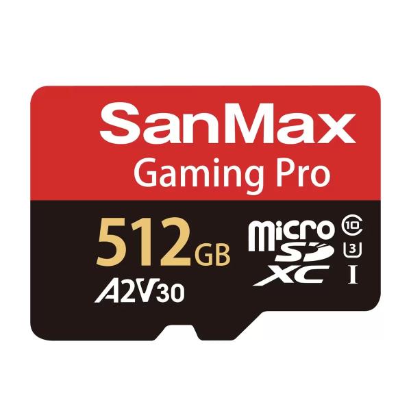 SanMax MicroSDカード 512GB Gaming Pro