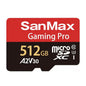 SanMax MicroSDカード 512GB Gaming Pro