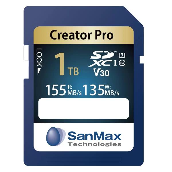 SanMax SDXCカード 1TB Creator Pro