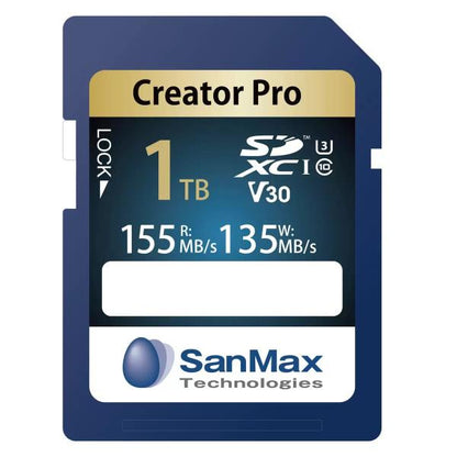 SanMax SDXCカード 1TB Creator Pro