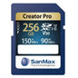 SanMax SDXCカード 256GB Creator Pro
