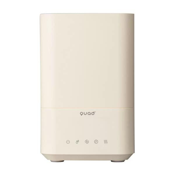 QUADS 湿度コントロール機能付ハイブリット加湿器 DOTT QS214 アイボリー