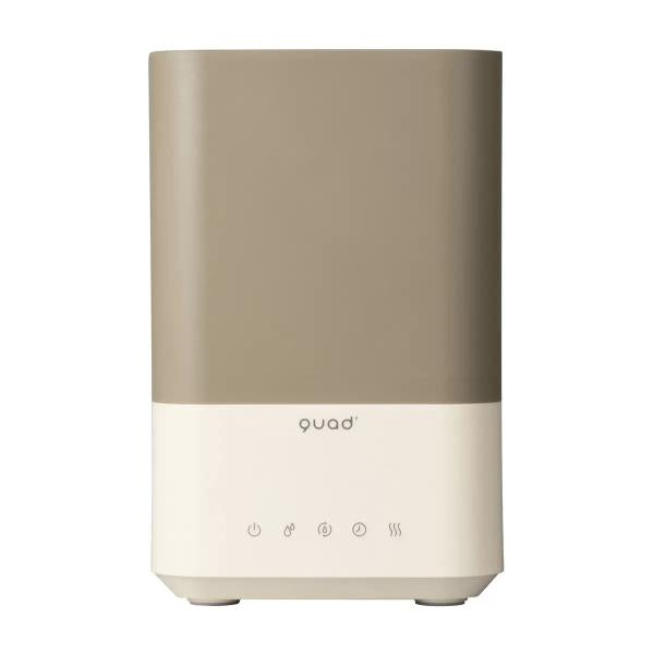 QUADS 湿度コントロール機能付ハイブリット加湿器 DOTT QS214 ブラウン